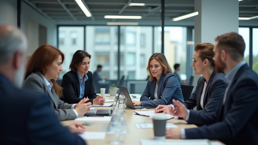 Skupiny pracovníků různého původu v moderním kancelářském prostředí