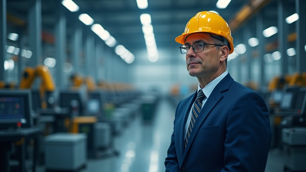 Moderní pracoviště s robotizací a pracovníky, kteří se učí nové technologie